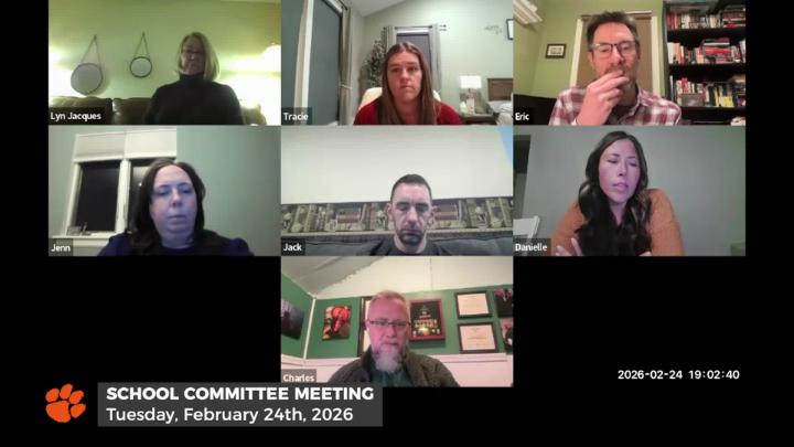 Thumbnail image for School Committee: 02/24/2026