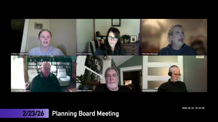 Thumbnail image for Planning Board: 02/23/2026